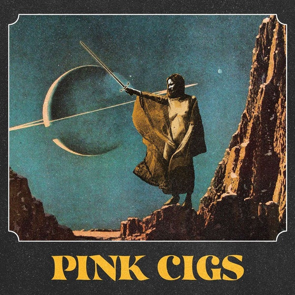 PINK CIGS - Pink Cigs (Half Blue/Half Yellow Vinyl) Vinyl Record