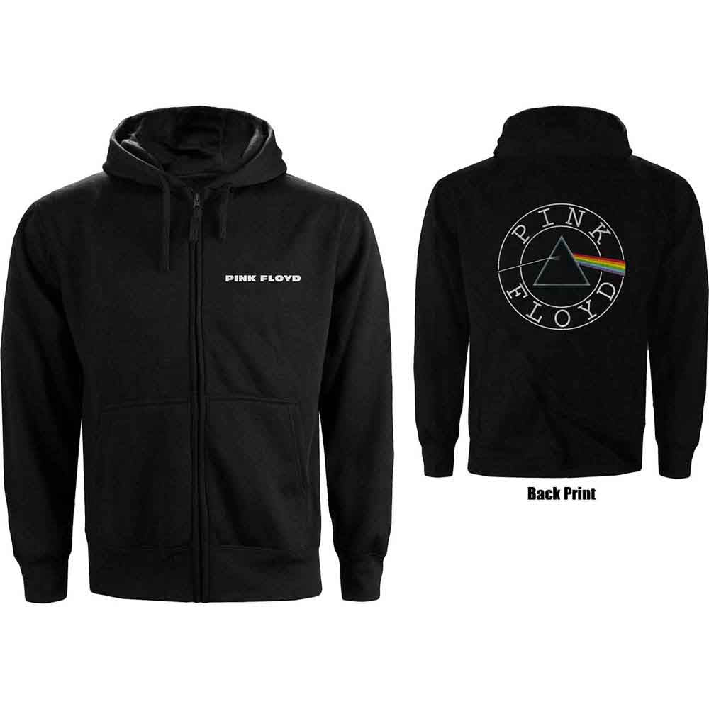 Pink Floyd Circle Logo Hoodie Sweatshirt Officially Licensed