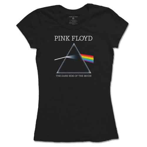 Pink Floyd Dark Side of the Moon Refract Womens T Shirt Officially Licensed