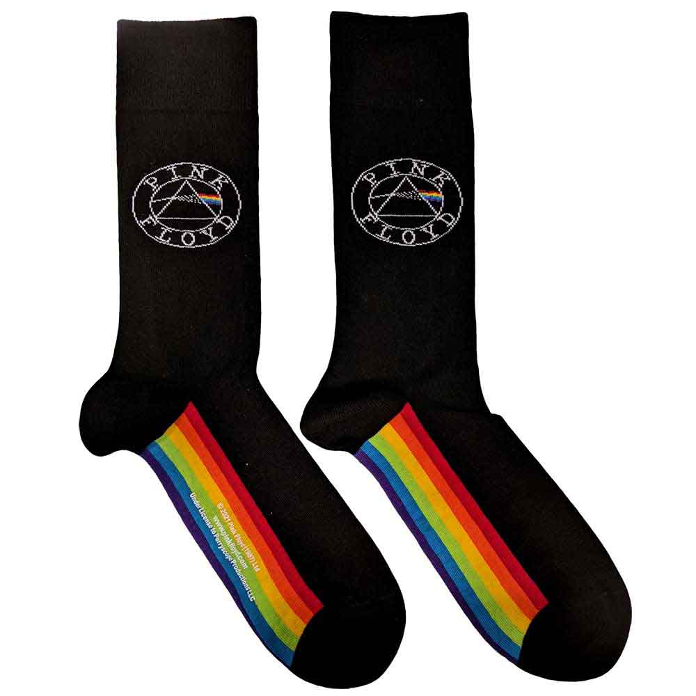 Pink Floyd Spectrum Sole Socks Officially Licensed