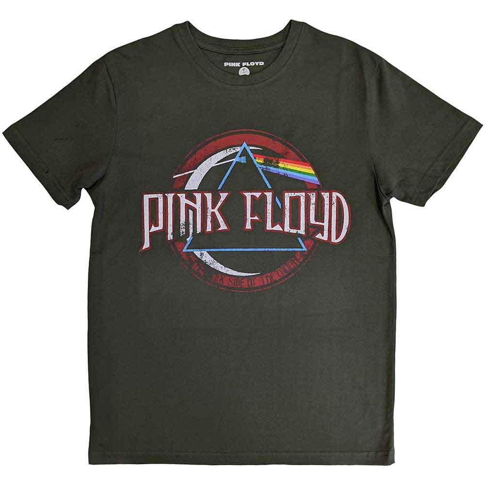 Pink Floyd Vintage Dark Side of the Moon Seal Mens T Shirt Officially Licensed