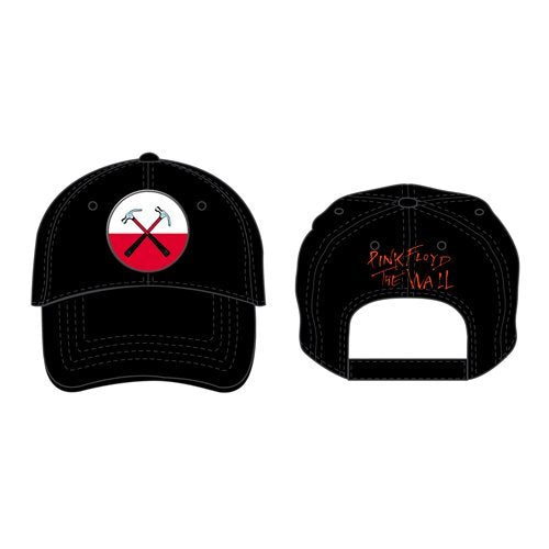 Pink Floyd Prism Logo Cap Velcro- Officially Licensed Hat Black
