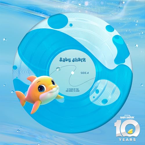 Baby Shark 10 Years Limited Edition (Clear Liquid-Filled VINYL) Vinyl Record