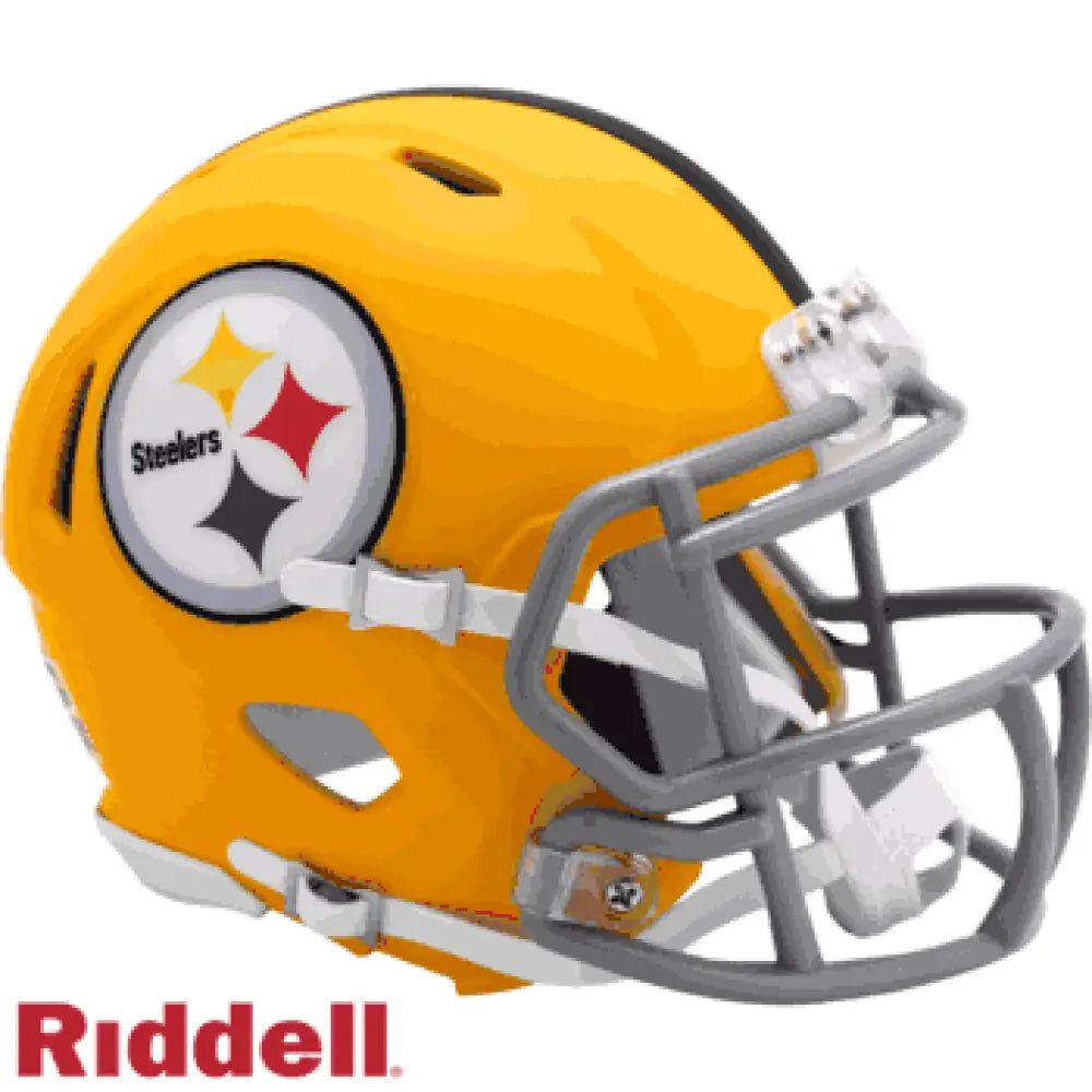 Pittsburgh Steelers NFL Mini Speed Football Helmet 2025 Alternate On-Field