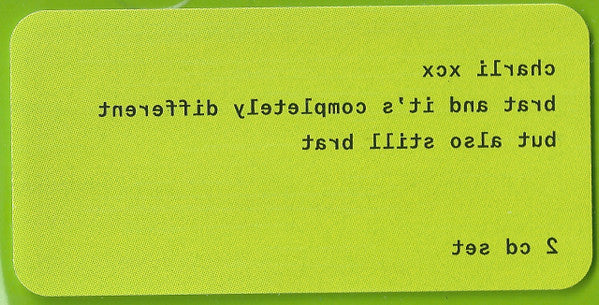 Brat And It's Completely Different But Also Still Brat (CD) | Mint (M)