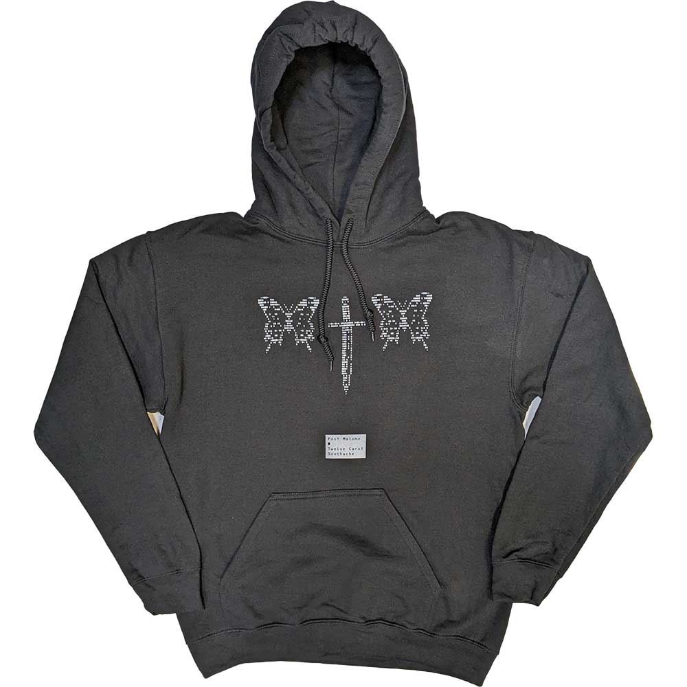 Post Malone Butterfly Knife Hoodie Sweatshirt Officially Licensed