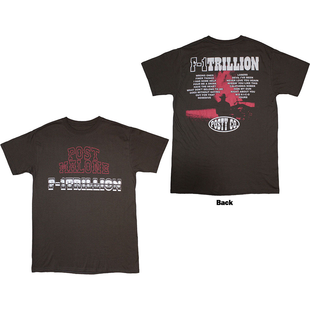 Post Malone F-1 Trillion Mens T Shirt Officially Licensed