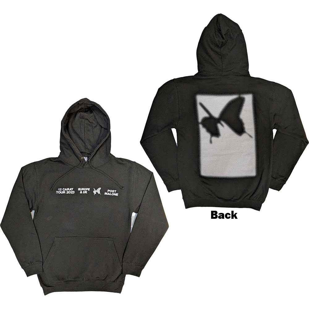 Post Malone Inverse Butterfly Hoodie Sweatshirt Officially Licensed