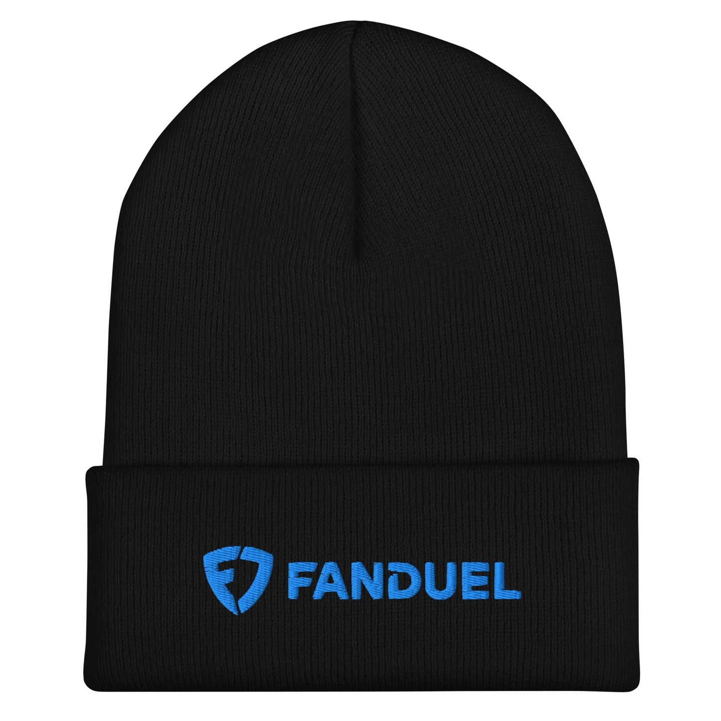 Postal Fanduel Black Cuffed Beanie Officially Licensed Hat Black