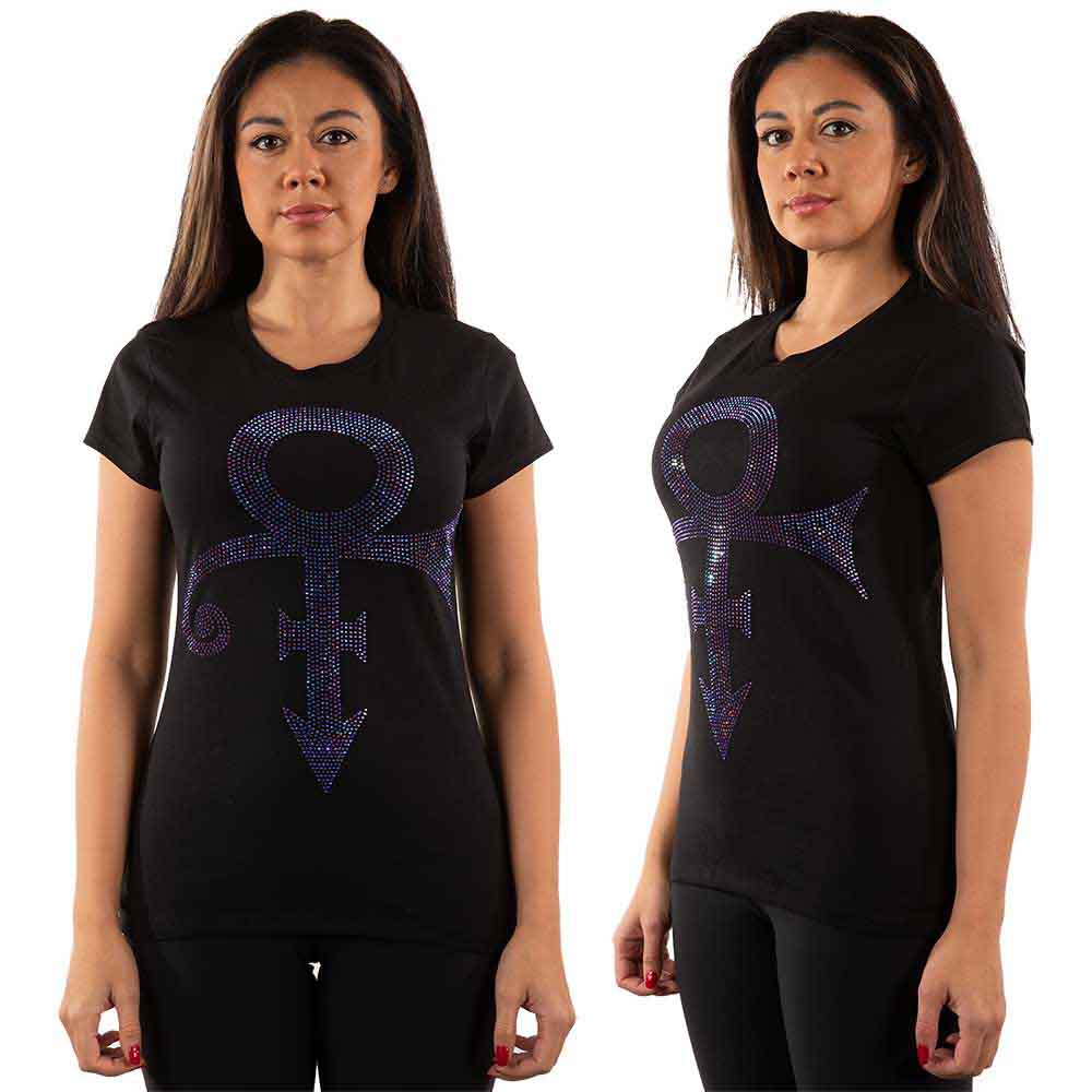 Prince Purple Symbol Womens T Shirt Officially Licensed