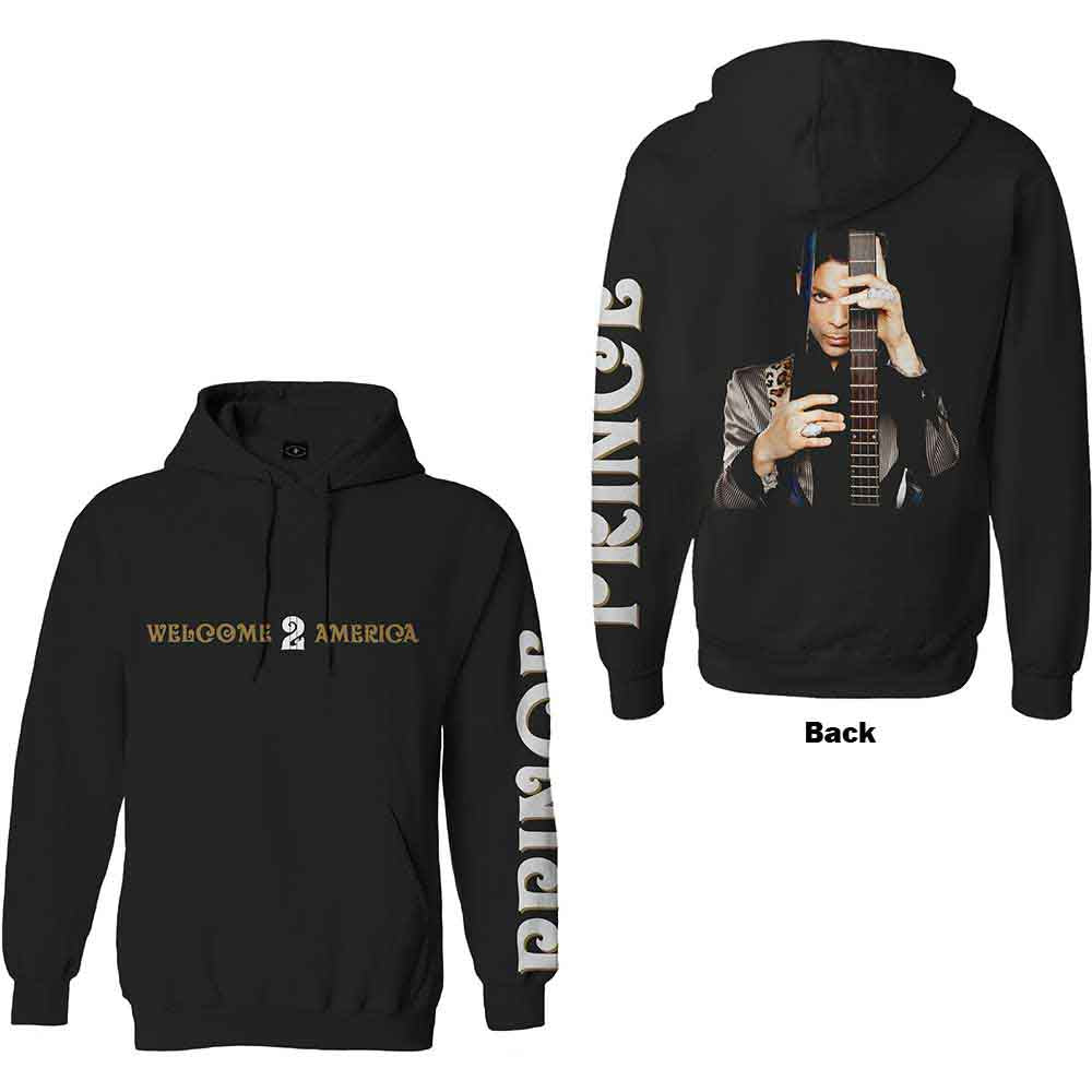 Prince Welcome 2 America Hoodie Sweatshirt Officially Licensed