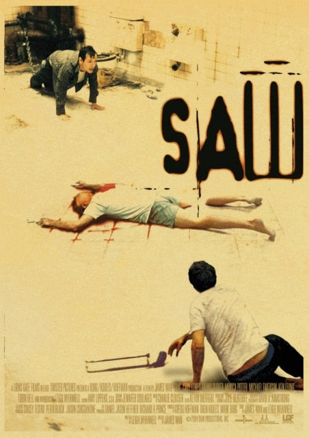 Saw Classic Horror Film Posters