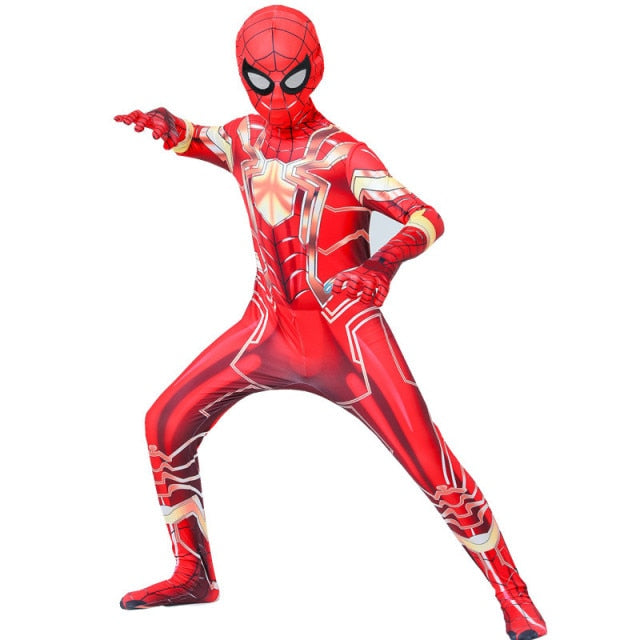 Superhero Spiderman Costume Bodysuit