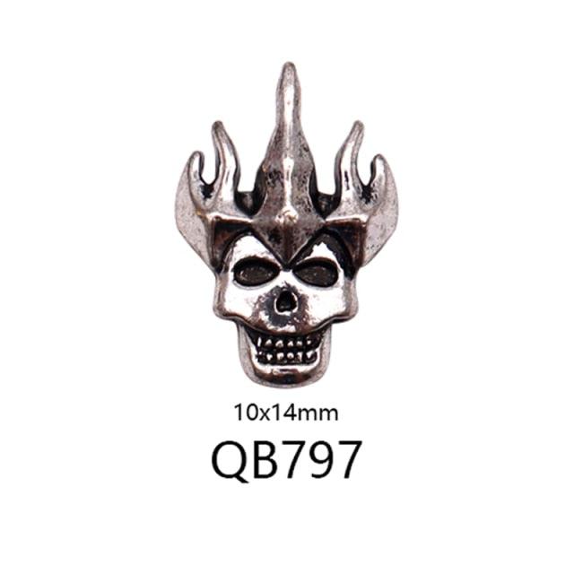 3D Ghost Head Nail Decorations For Halloween