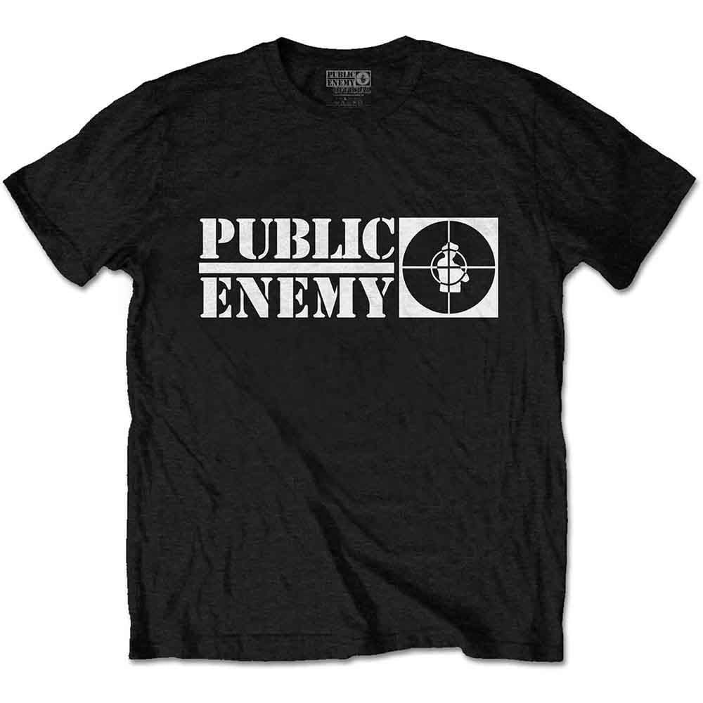Public Enemy Crosshairs Logo Mens T Shirt Officially Licensed