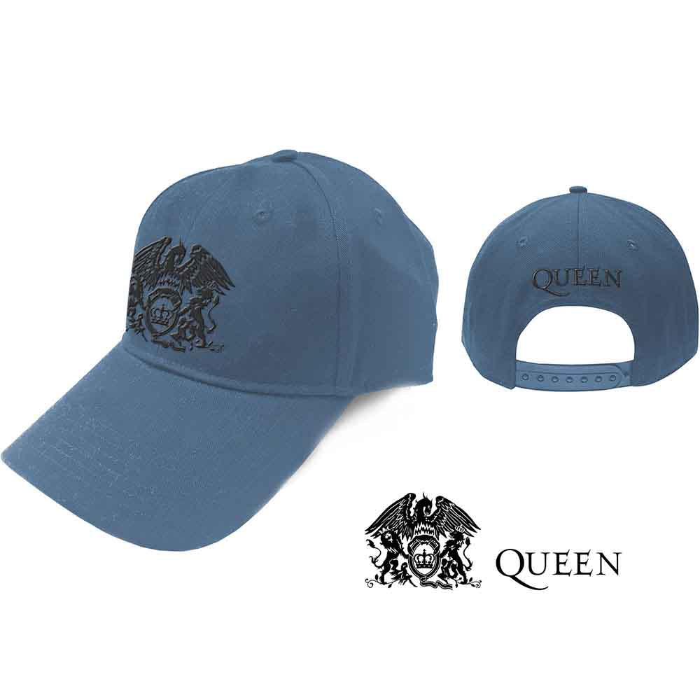 Queen Black Classic Crest Hat Officially Licensed