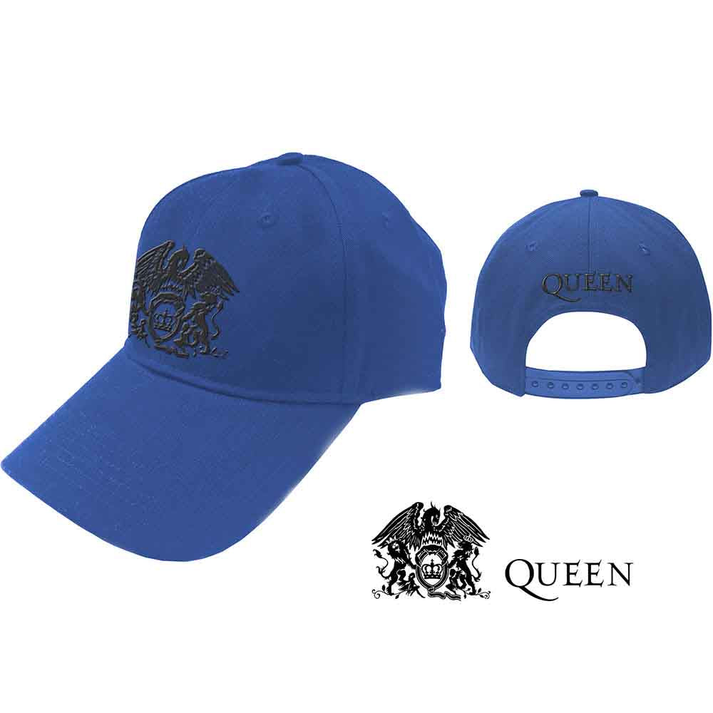 Queen Black Classic Crest Hat Officially Licensed