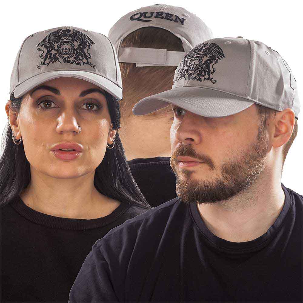 Queen Black Classic Crest Hat Officially Licensed