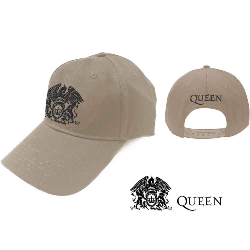 Queen Black Classic Crest Hat Officially Licensed