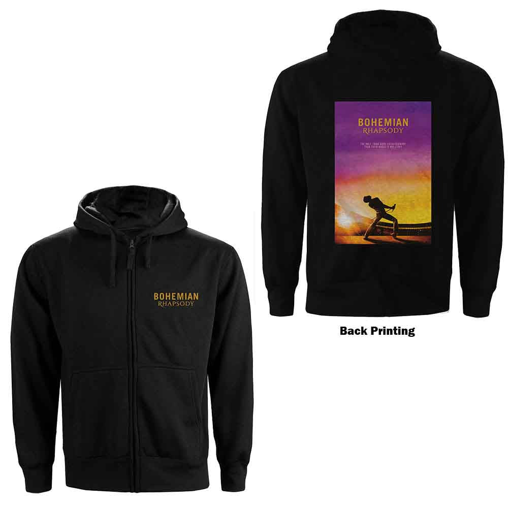 Queen Bohemian Rhapsody Movie Poster Hoodie Sweatshirt Officially Licensed