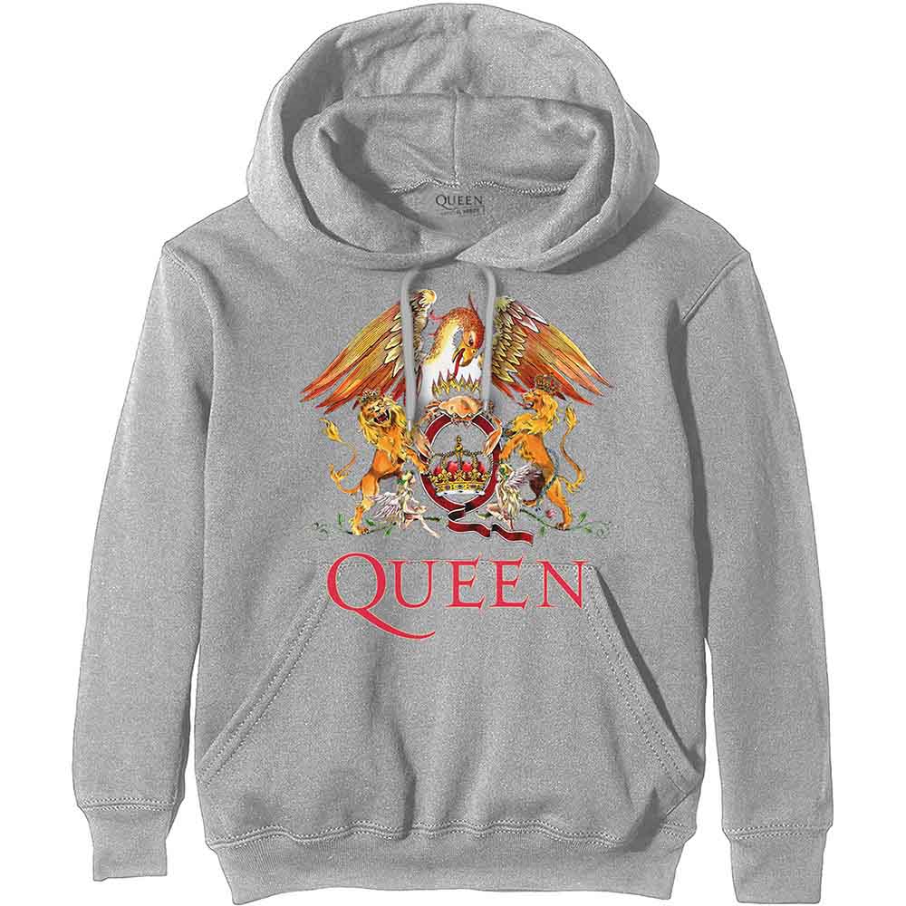 Queen Classic Crest Hoodie Sweatshirt Officially Licensed