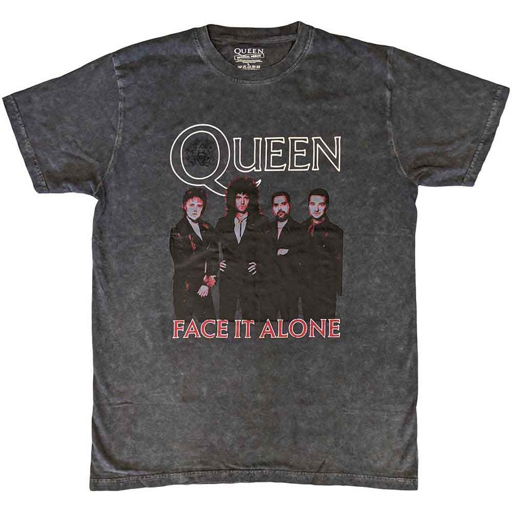 Queen Face it Alone Band Mens T Shirt Officially Licensed