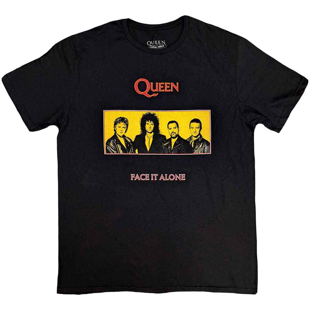 Queen Face It Alone Panel Mens T Shirt Officially Licensed