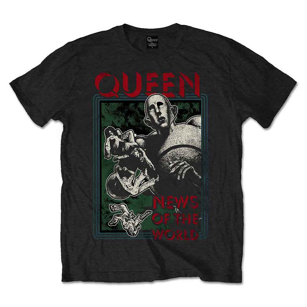 Queen News of the World Mens T Shirt Officially Licensed