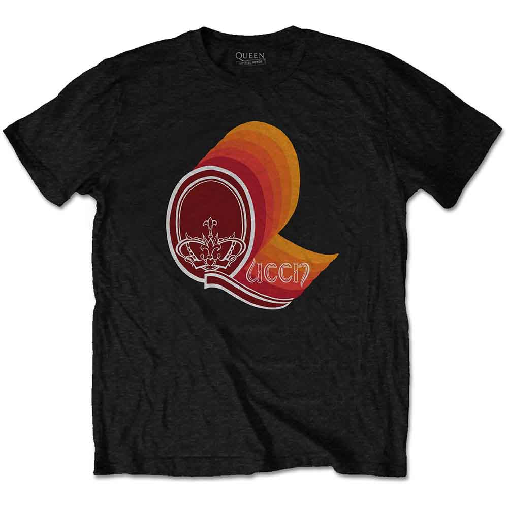 Queen Retro Logo Mens T Shirt Officially Licensed