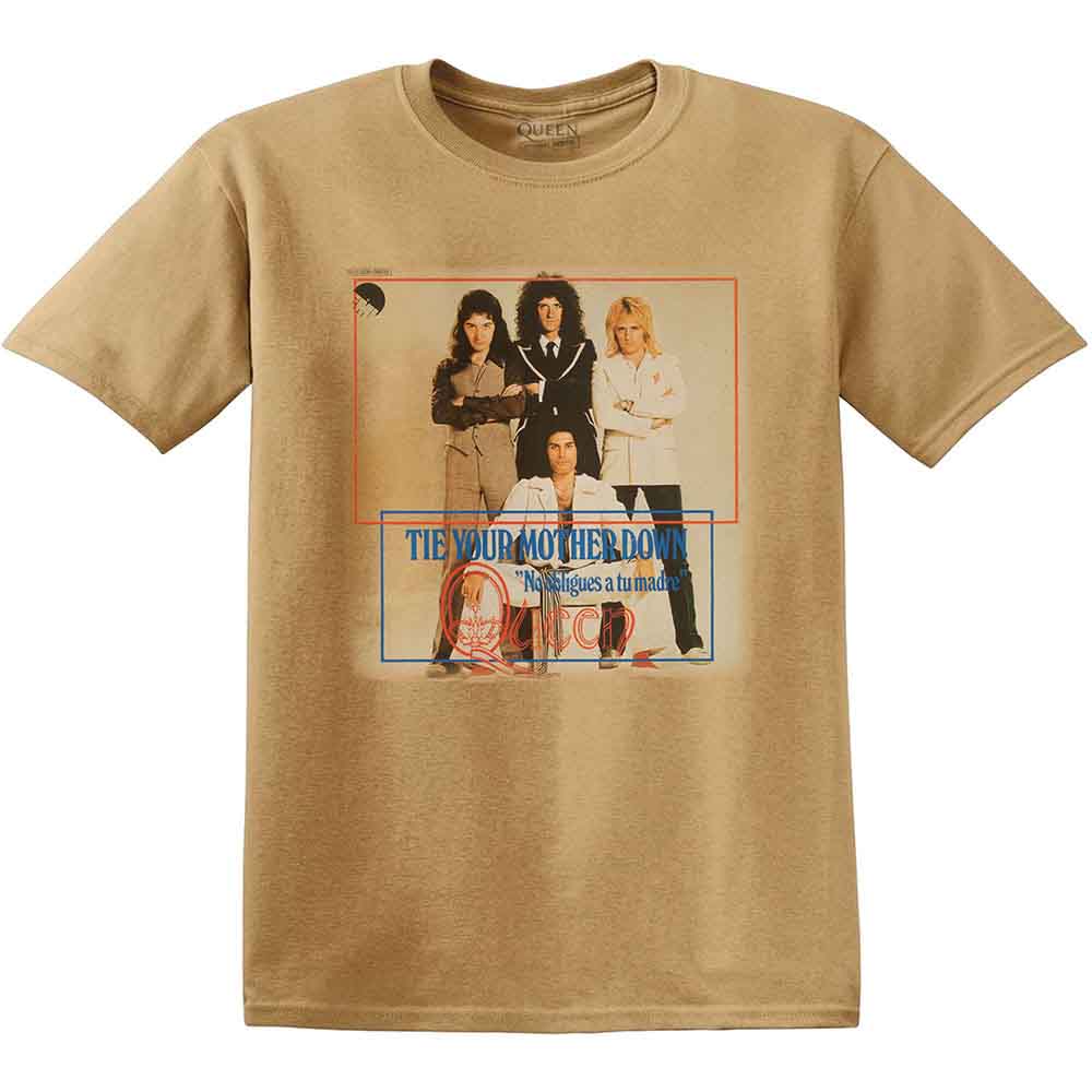 Queen Tie Your Mother Down Mens T Shirt Officially Licensed