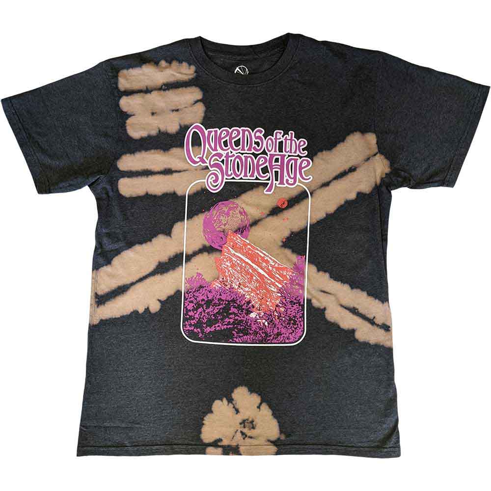 Queens Of The Stone Age Planet Frame Mens T Shirt Officially Licensed