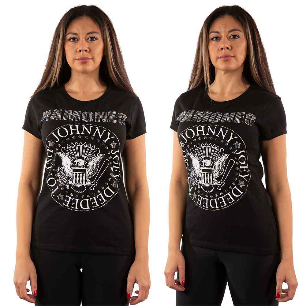 Ramones Presidential Seal Womens T Shirt Officially Licensed