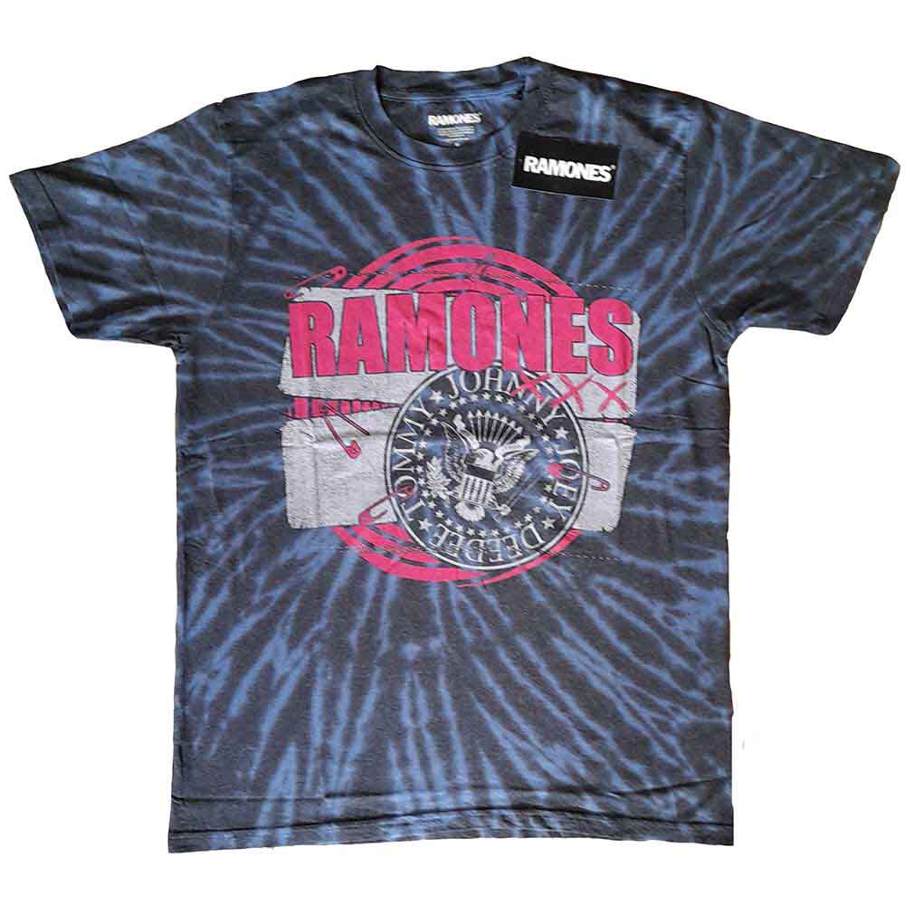 Ramones Punk Patch Mens T Shirt Officially Licensed