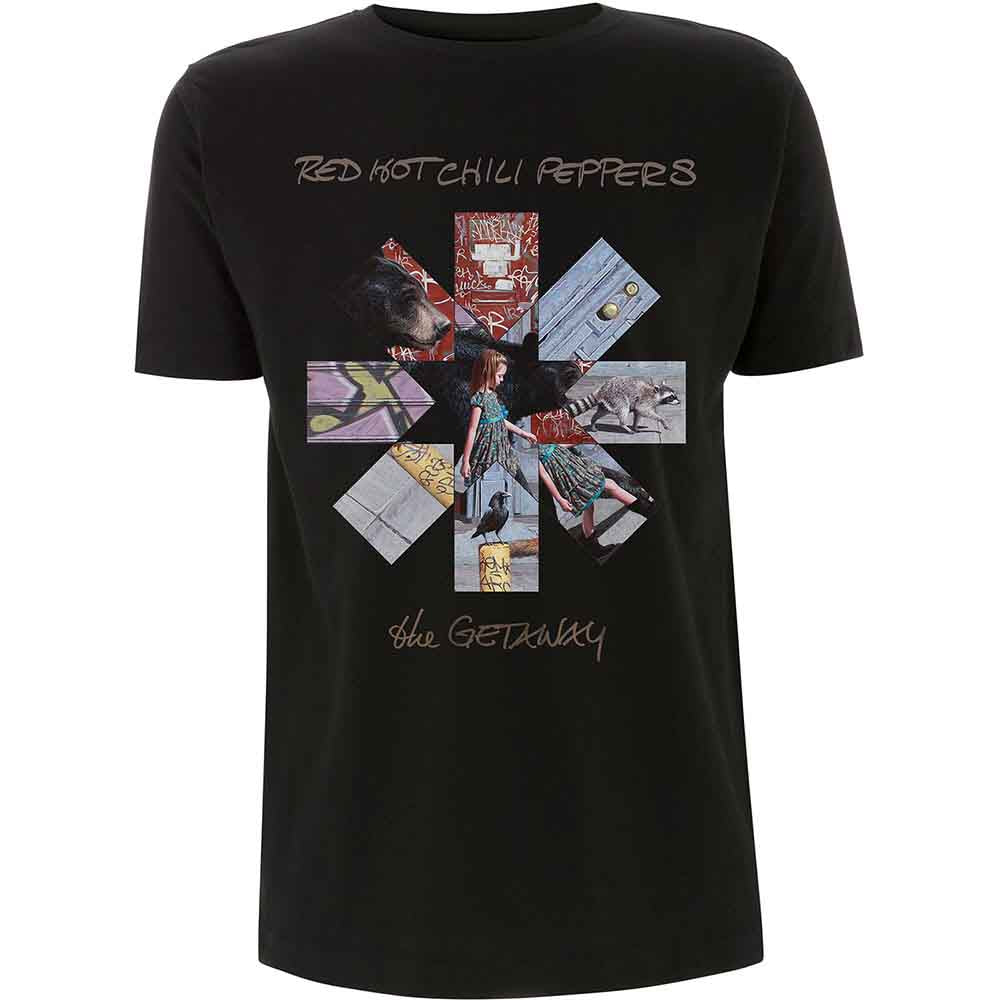 RED HOT CHILI PEPPERS Getaway Album Asterisk Mens T Shirt Officially Licensed