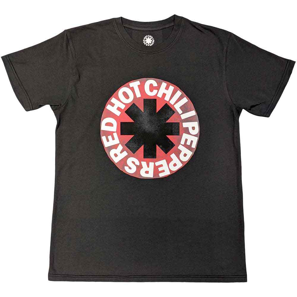 RED HOT CHILI PEPPERS Red Circle Asterisk Mens T Shirt Officially Licensed