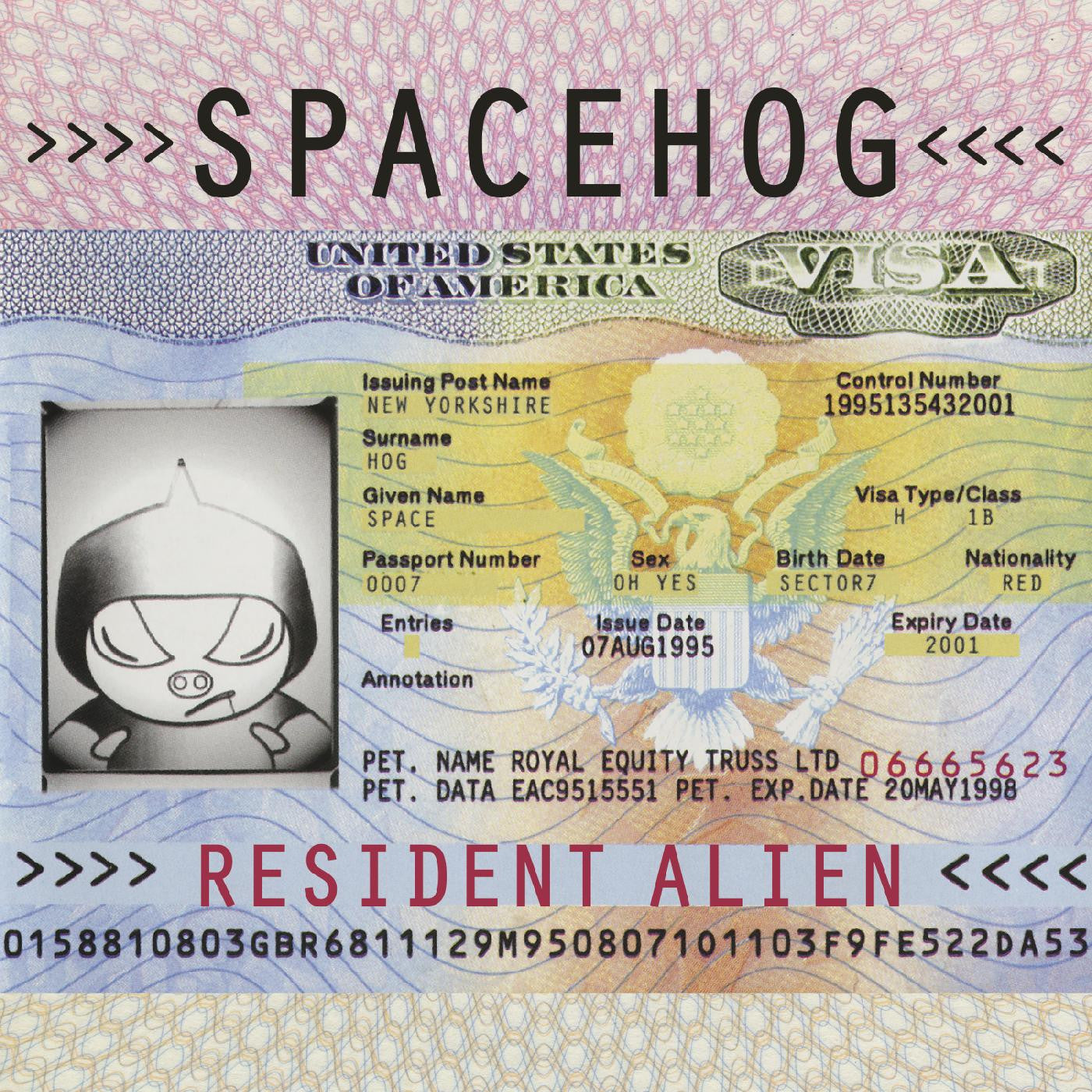 Spacehog - Resident Alien (2xLP Pink) Vinyl Record