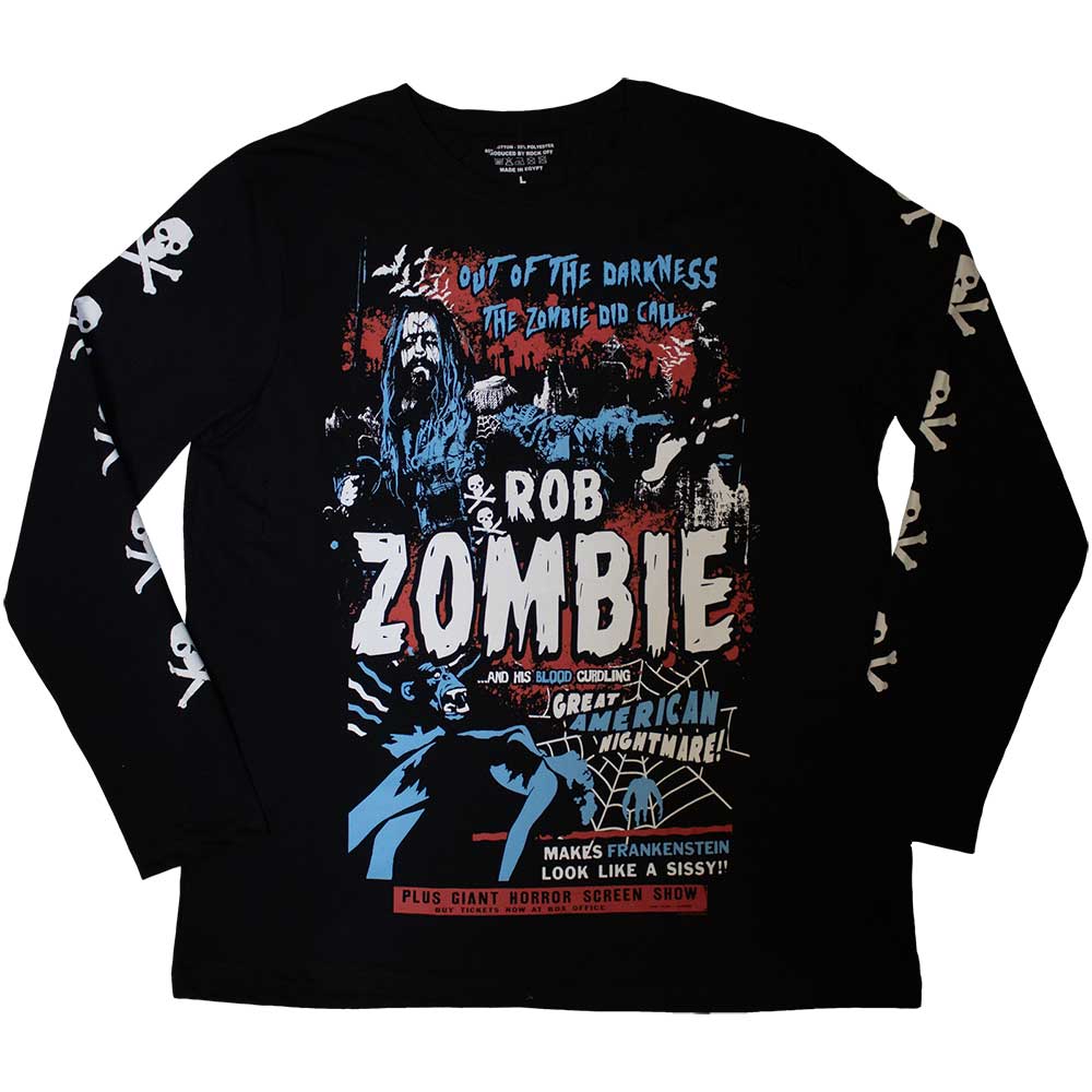 Rob Zombie Zombie Call Long Sleeve Shirt Officially Licensed