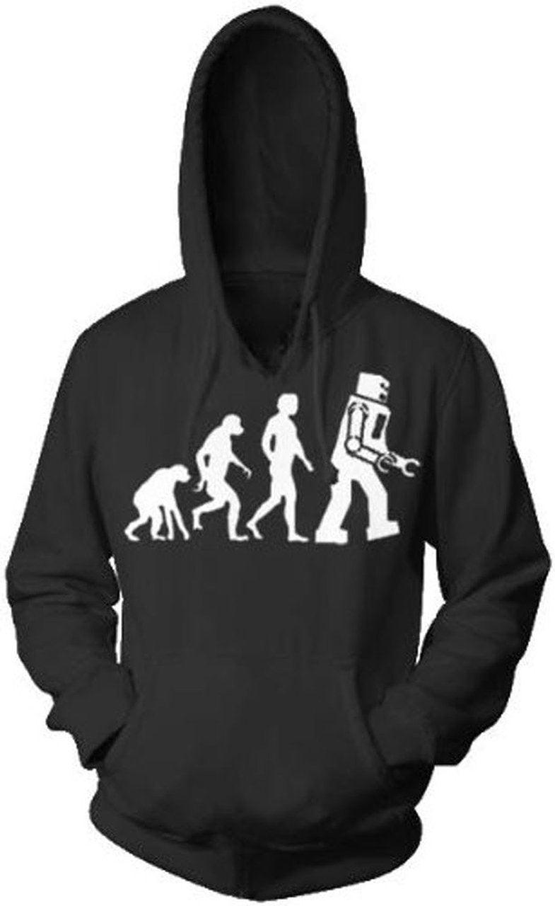 Robot Evolution Hooded Sweatshirt Hoodie