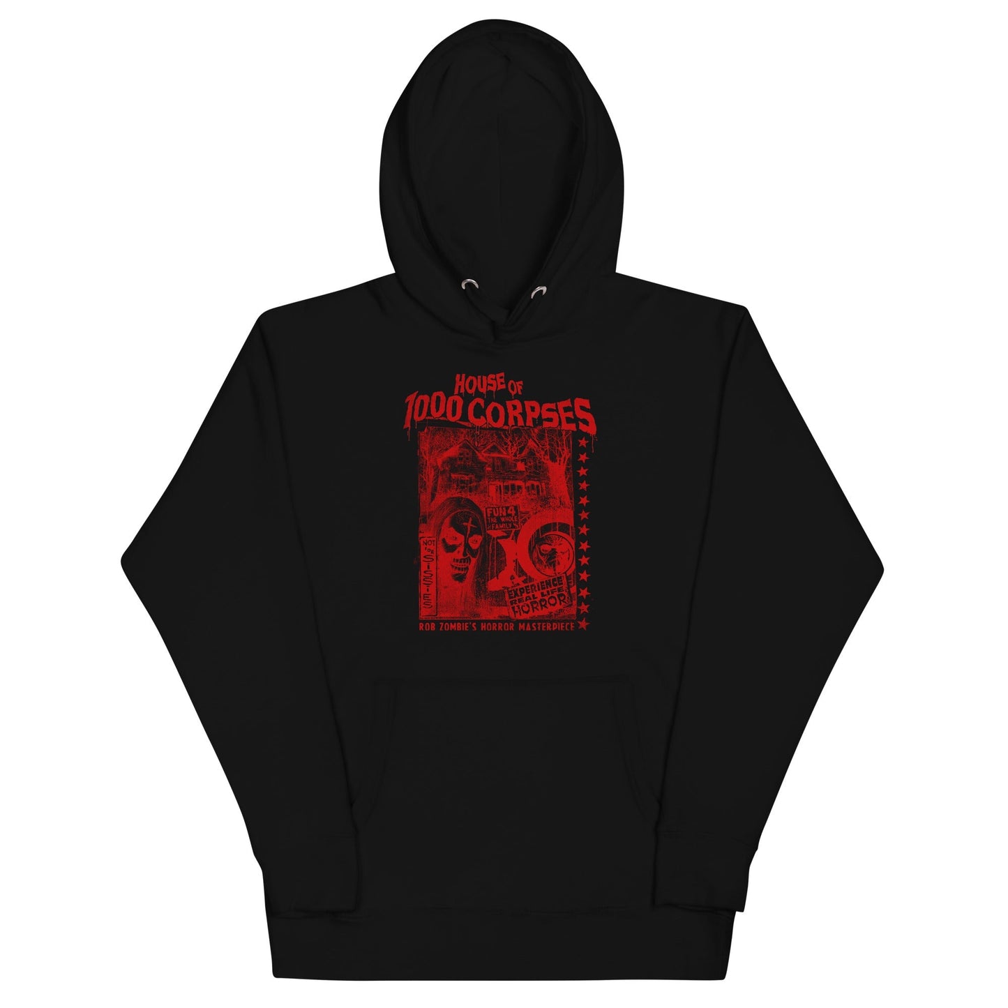 Rob Zombie Red Corpses Mens Officially Licensed Hoodie Black