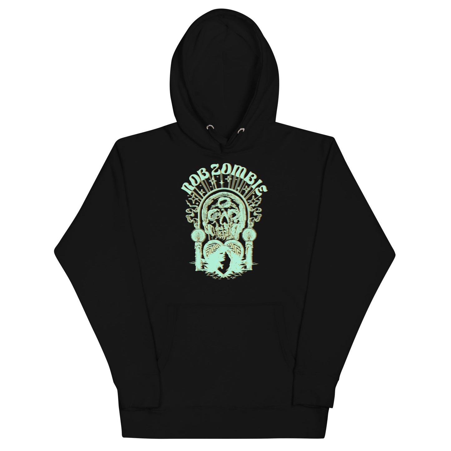 Rob Zombie Shrooms Rob Mens Officially Licensed Hoodie Black