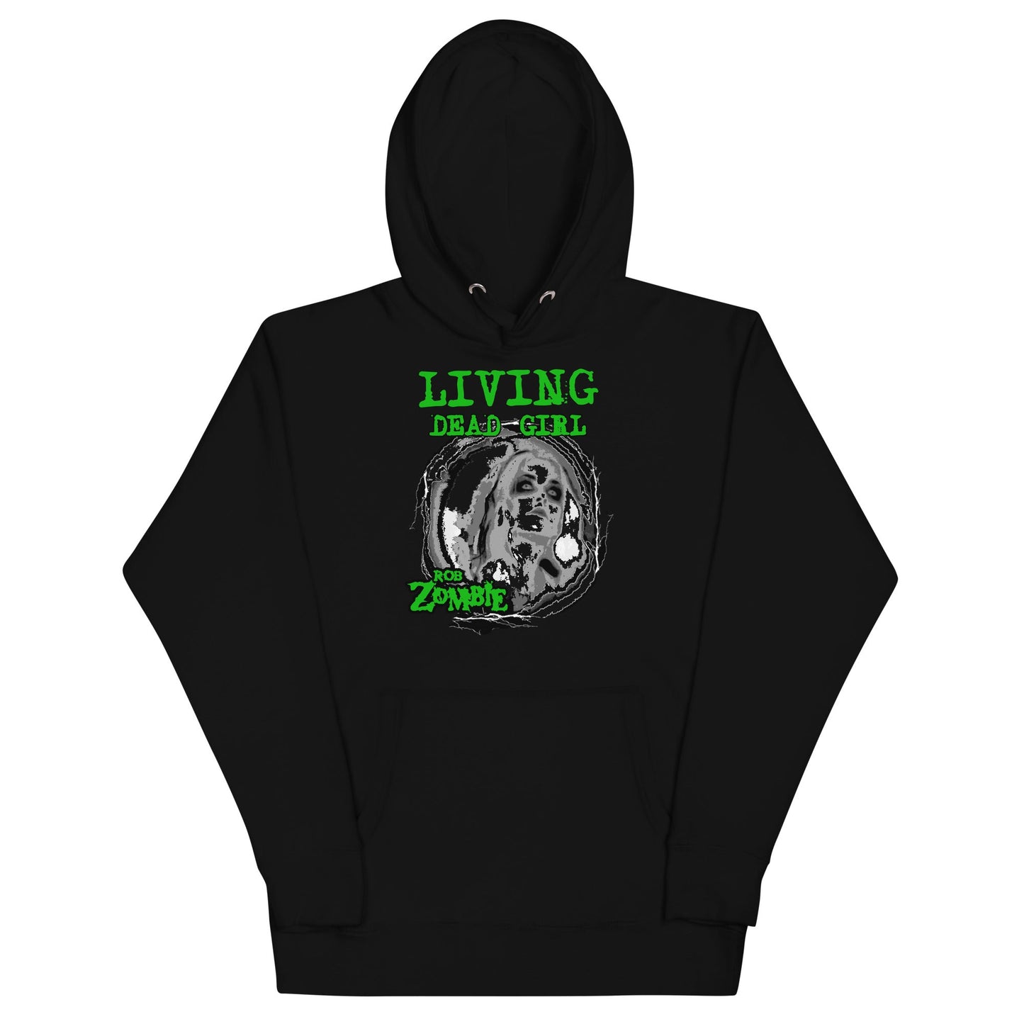 Rob Zombie Living Dead Girl Mens Officially Licensed Hoodie Black