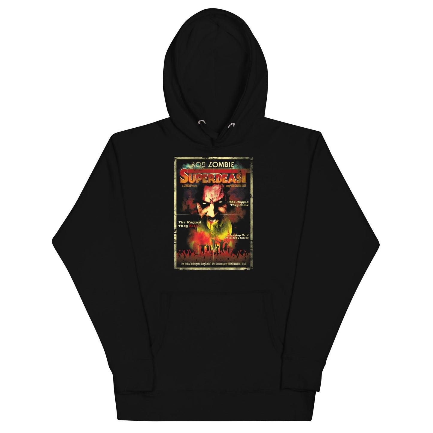 Rob Zombie Superbeast Mens Officially Licensed Hoodie Black