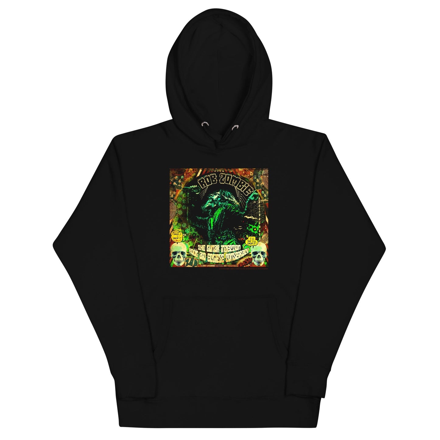 Rob Zombie Lunar Injection Mens Officially Licensed Hoodie Black