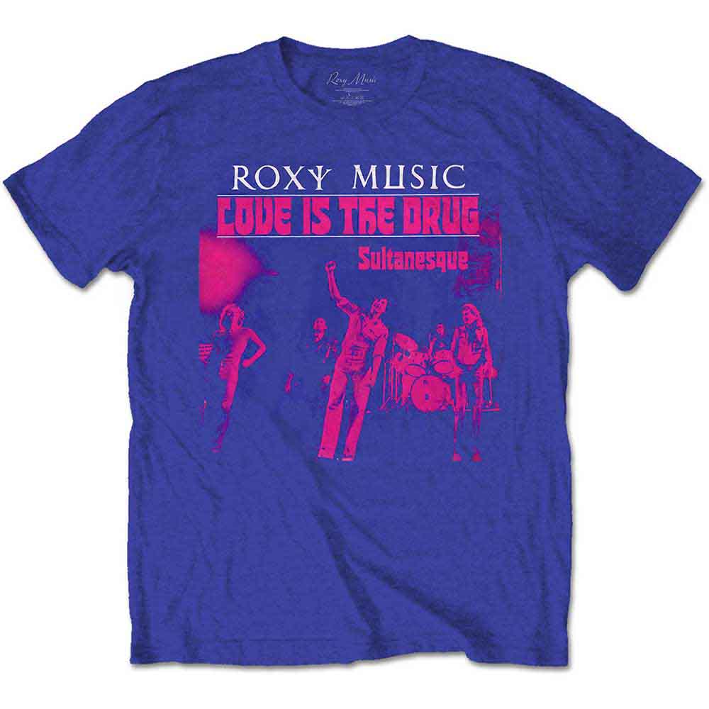 Roxy Music Love Is The Drug Mens T Shirt Officially Licensed
