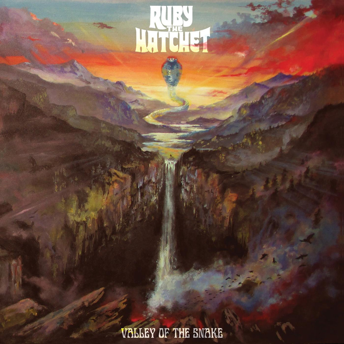 Ruby The Hatchet - Valley Of The Snake (MARBLED ORANGE VINYL) Vinyl Record