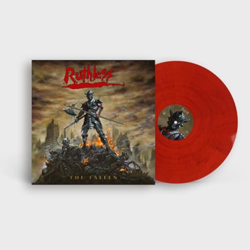 Ruthless - The Fallen (Red Transparent/Blue Marbled) Vinyl Record