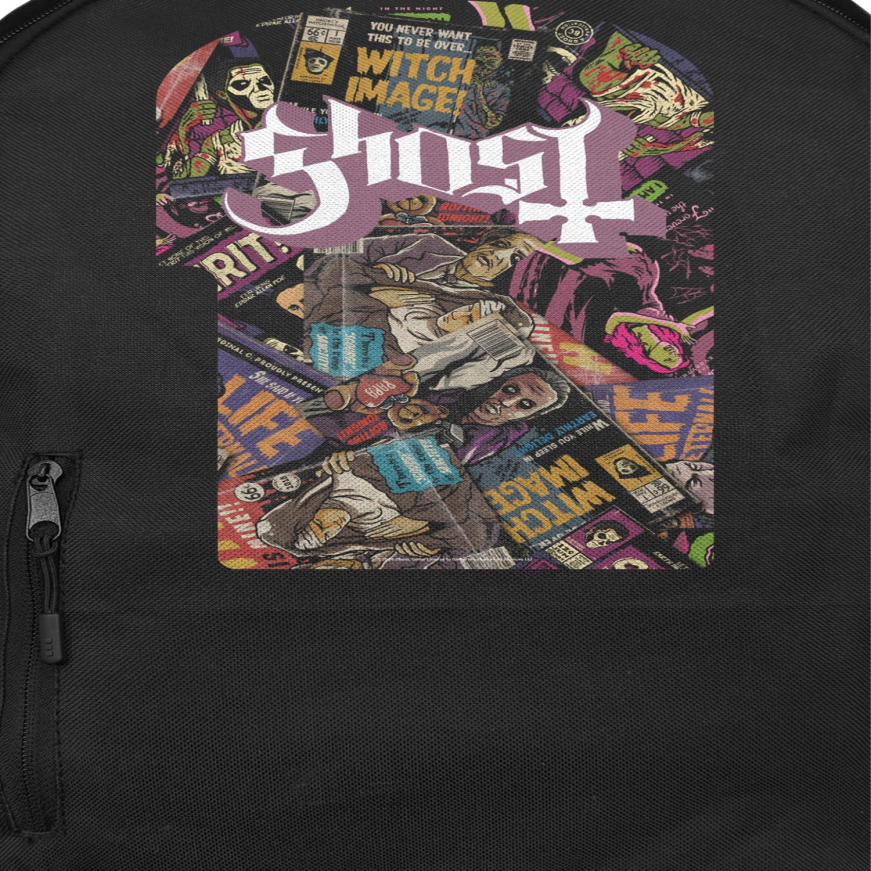 Ghost Magazines Backpack Bag Black Officially Licensed