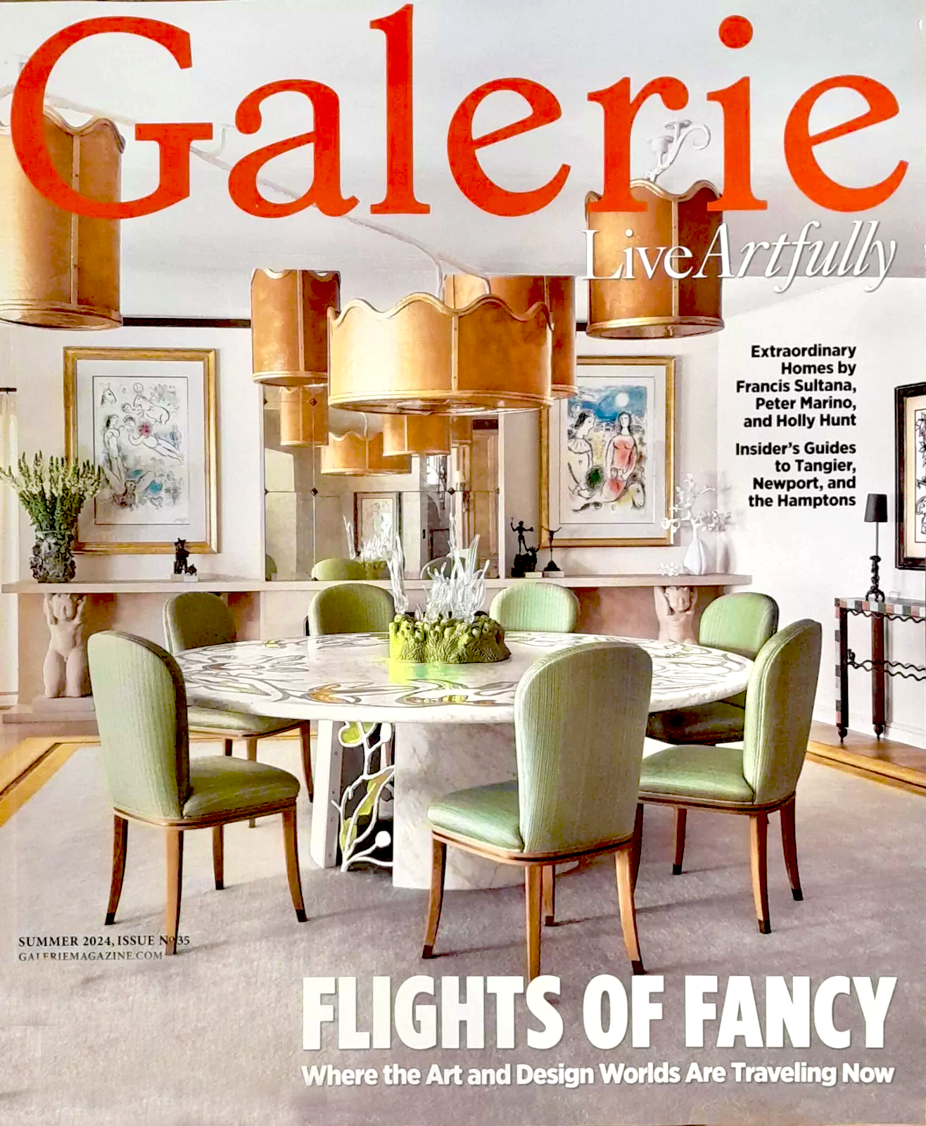 Galerie – Summer 2024: Extraordinary Homes By Francis Sultana, Peter Marino & Holly Hunt, Insider's Guides To Tangier, Newport & The Hamptons, Where The Art & Design Worlds Are Traveling Now & More!