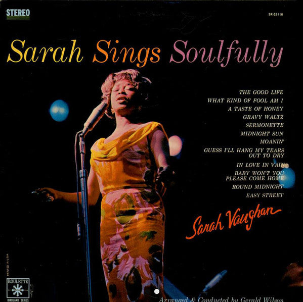 Sarah Sings Soulfully Vinyl Record