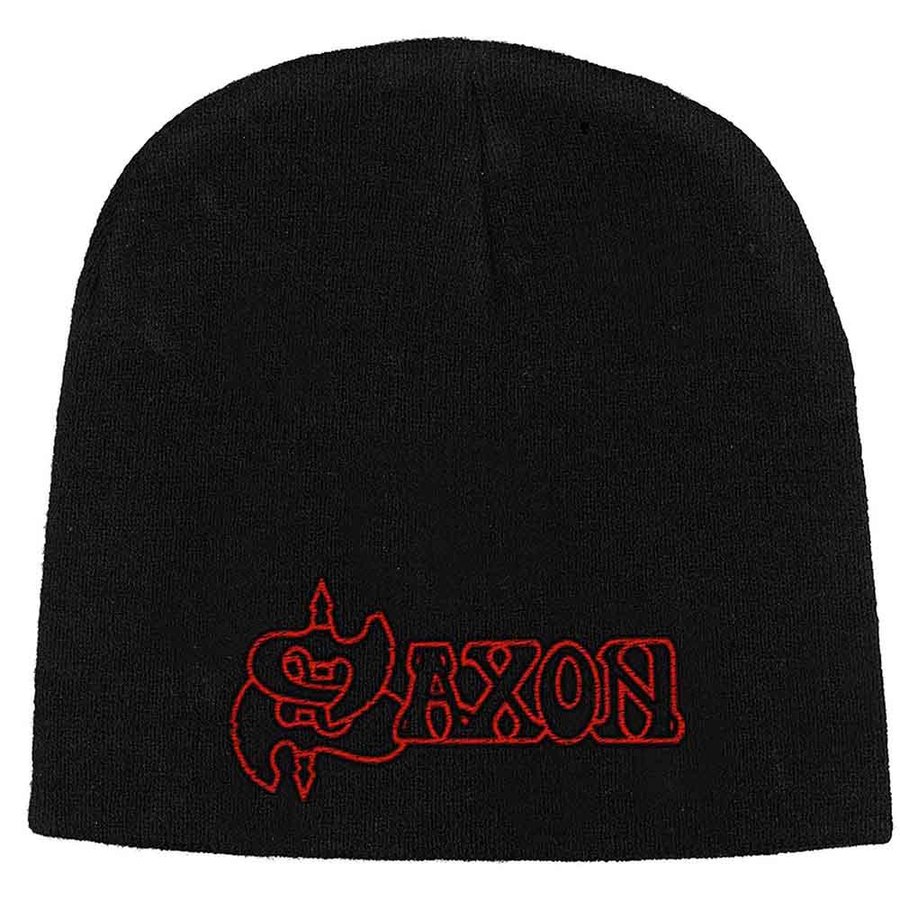 Saxon Logo Beanie Hat Officially Licensed